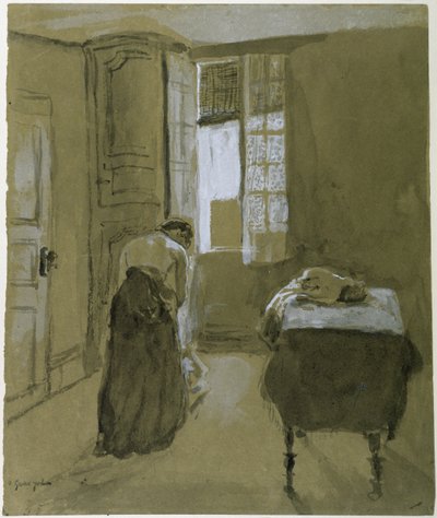 Woman Dressing by Gwen John